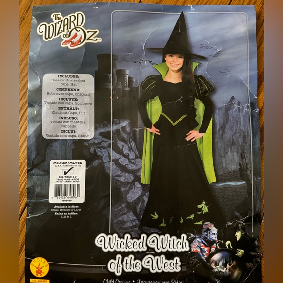 Wicked Witch of the West Girl’s Costume - Picture 1 of 9